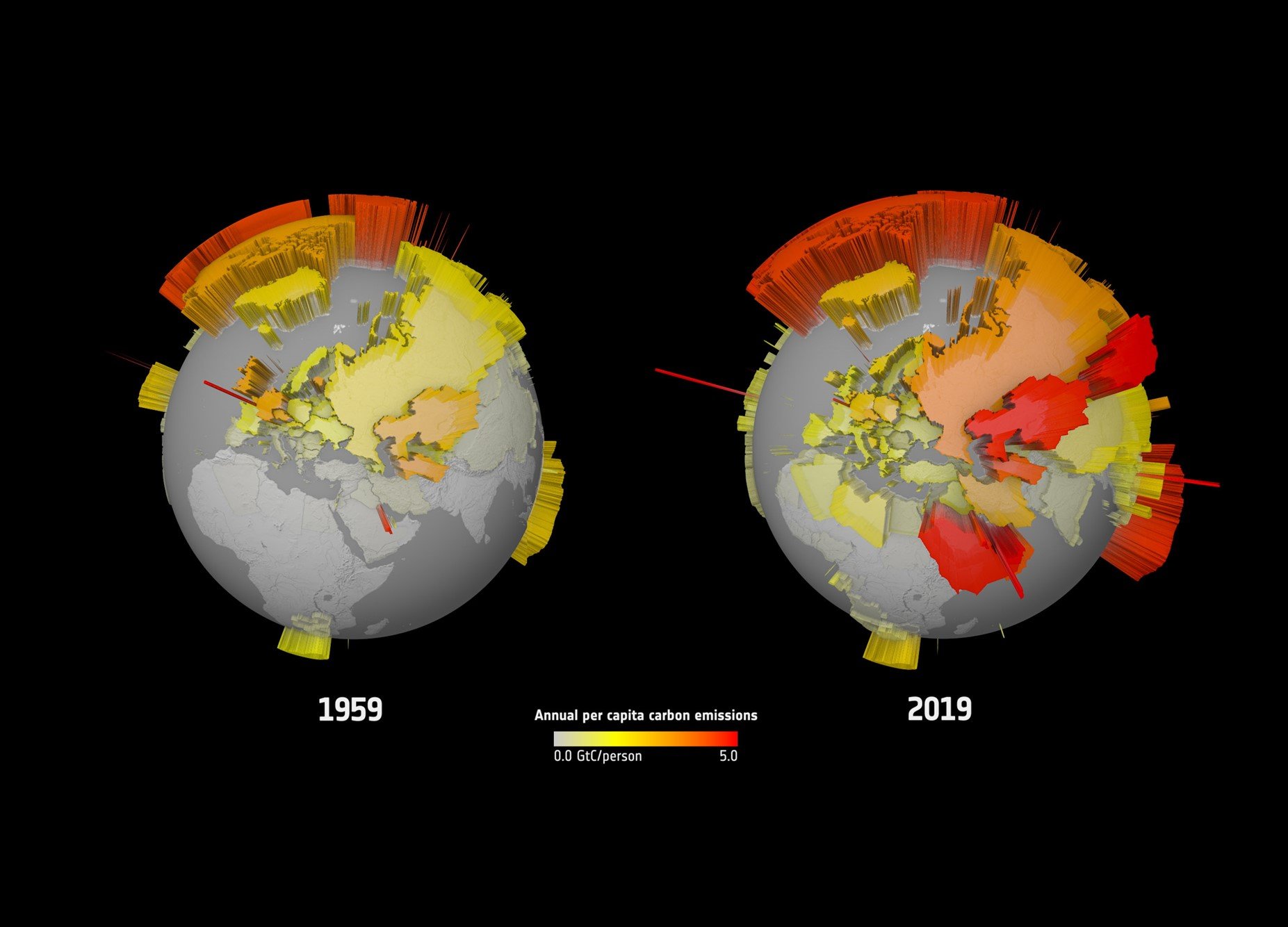 Supporting the Paris Agreement: Earth observation records are helping to better estimate emissions from sources and sinks – key for calculating the global carbon budget, improving national emissions reporting, and evaluating collective progress via the Gl